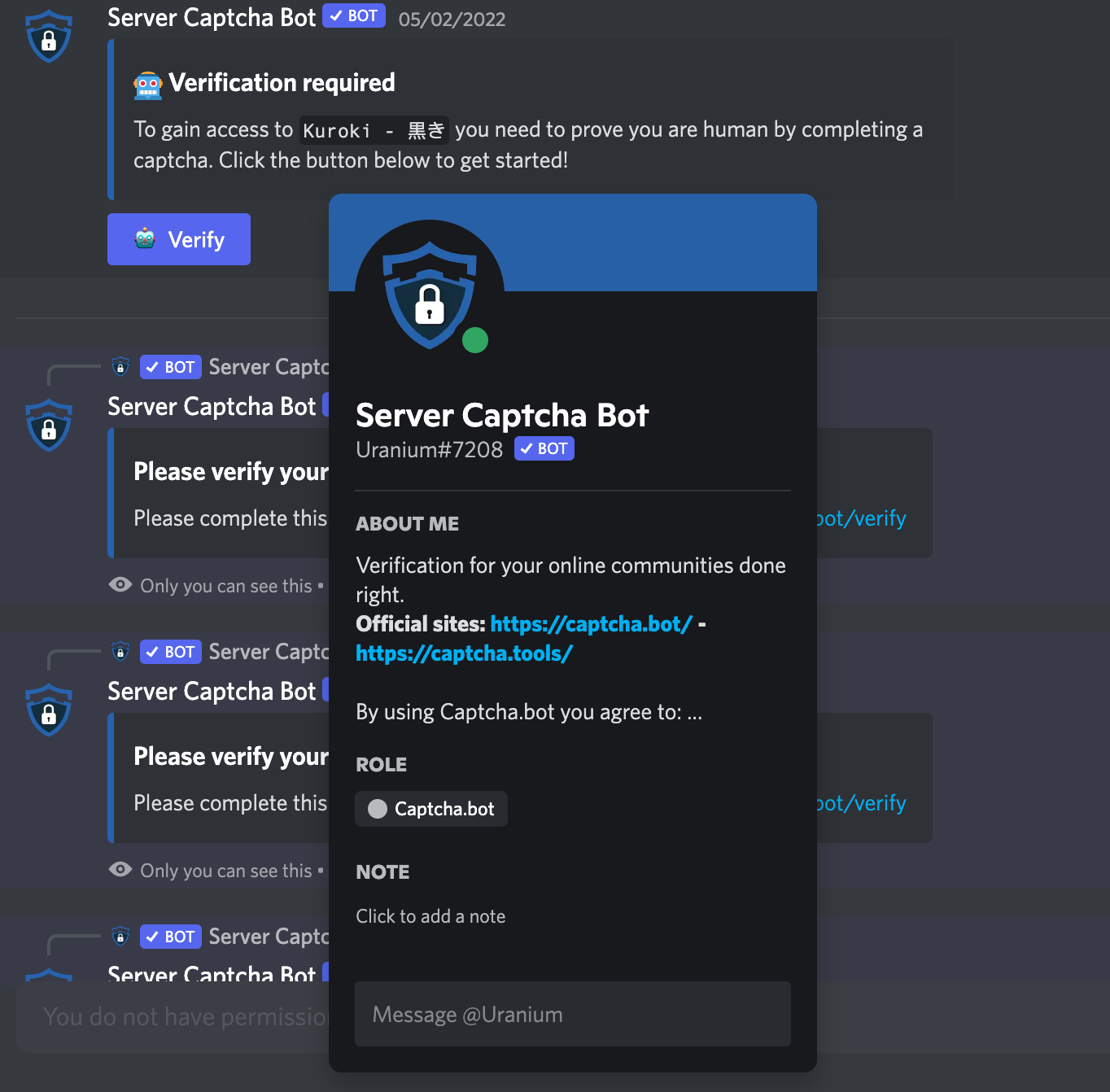 Username/nickname example